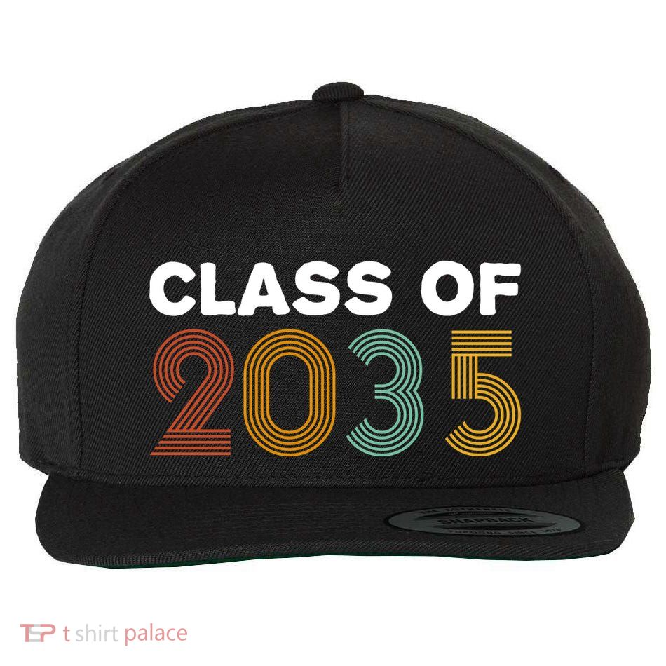 Class Of 2035 Retro Wool Snapback Cap