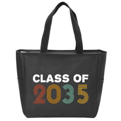 Class Of 2035 Retro Zip Tote Bag