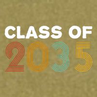 Class Of 2035 Retro Garment-Dyed Women's Muscle Tee