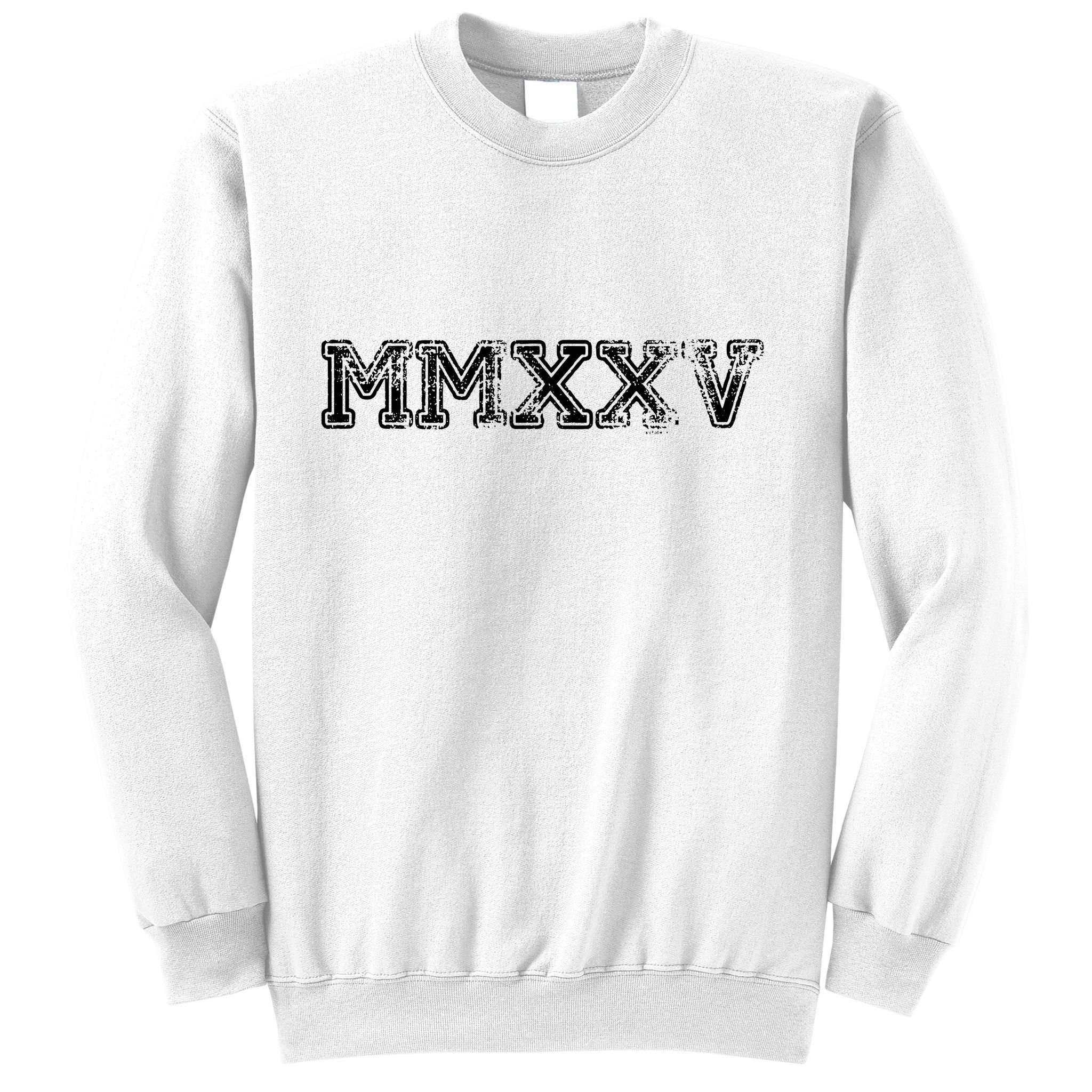 Class Of 2025 Mmxxv Graduation Spirit Vintage Senior 2025 Copy Sweatshirt