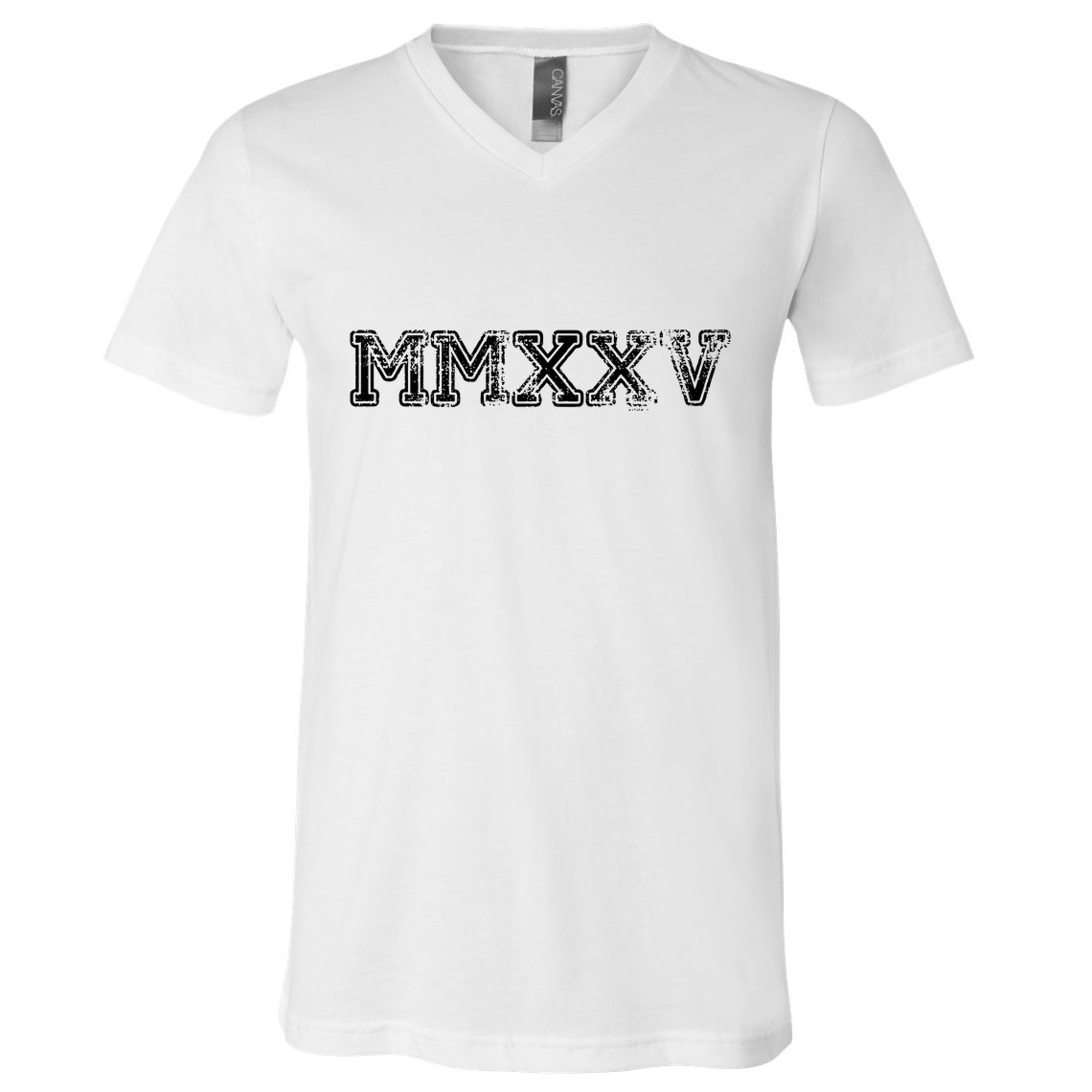Class Of 2025 Mmxxv Graduation Spirit Vintage Senior 2025 Copy V-Neck T-Shirt