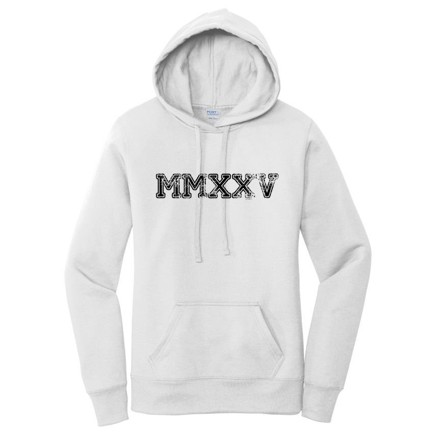 Class Of 2025 Mmxxv Graduation Spirit Vintage Senior 2025 Copy Women's Pullover Hoodie