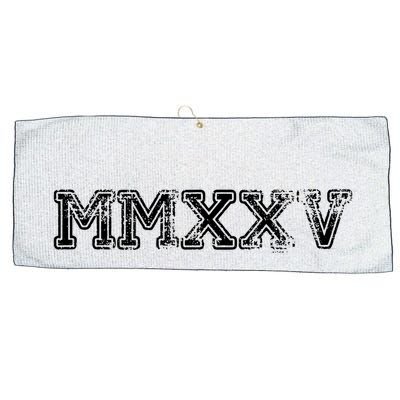 Class Of 2025 Mmxxv Graduation Spirit Vintage Senior 2025 Copy Large Microfiber Waffle Golf Towel