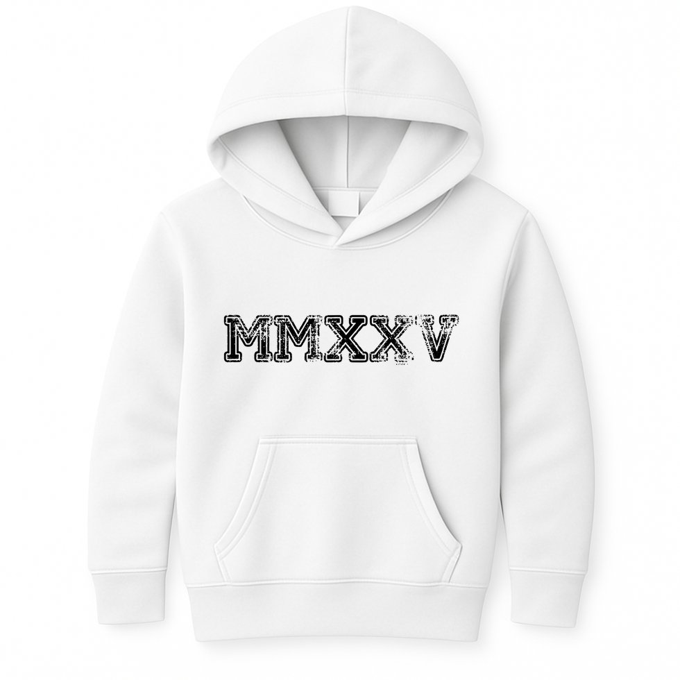 Class Of 2025 Mmxxv Graduation Spirit Vintage Senior 2025 Copy Kids Hoodie