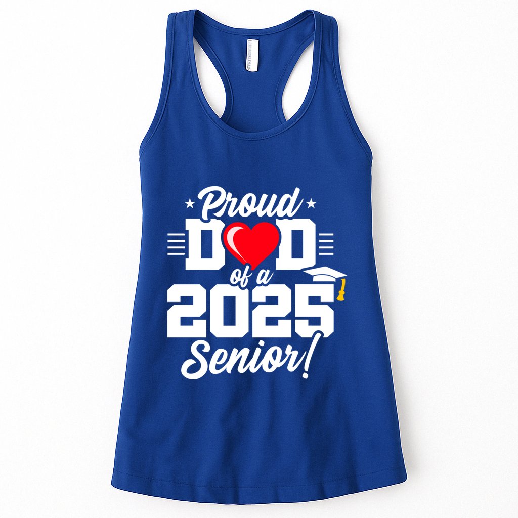 Class Of 2025 Senior Year Proud Dad Senior 2025 Gift Womens Tank Top