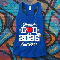 Class Of 2025 Senior Year Proud Dad Senior 2025 Gift Womens Tank Top