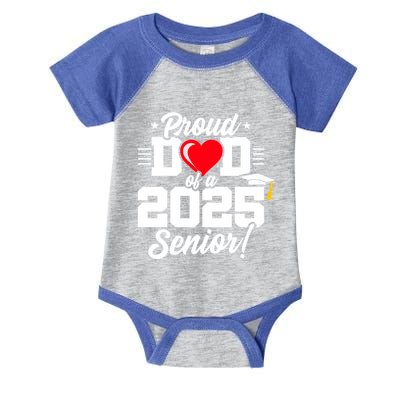 Class Of 2025 Senior Year Proud Dad Senior 2025 Gift Infant Baby Jersey Bodysuit