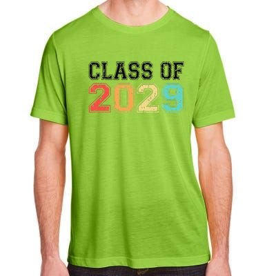 Class Of 2029 Grow With Me Graduation Retro Vintage Adult ChromaSoft Performance T-Shirt