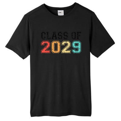 Class Of 2029 Grow With Me Graduation Retro Vintage Tall Fusion ChromaSoft Performance T-Shirt