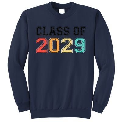 Class Of 2029 Grow With Me Graduation Retro Vintage Sweatshirt