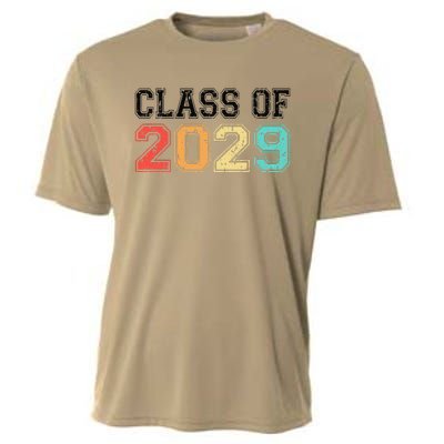 Class Of 2029 Grow With Me Graduation Retro Vintage Cooling Performance Crew T-Shirt