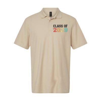 Class Of 2029 Grow With Me Graduation Retro Vintage Softstyle Adult Sport Polo