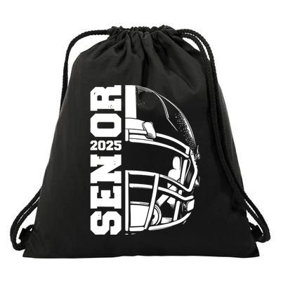 Class Of 2025 Senior 25 Football 2025 Graduation Party Drawstring Bag