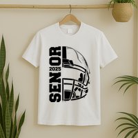 Class Of 2025 Senior 25 Football 2025 Graduation Party T-Shirt