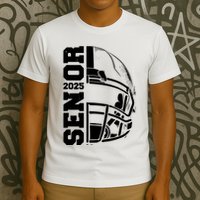 Class Of 2025 Senior 25 Football 2025 Graduation Party T-Shirt