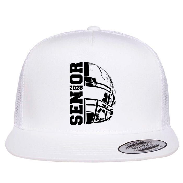 Class Of 2025 Senior 25 Football 2025 Graduation Party Flat Bill Trucker Hat