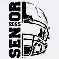 Class Of 2025 Senior 25 Football 2025 Graduation Party Flat Bill Trucker Hat