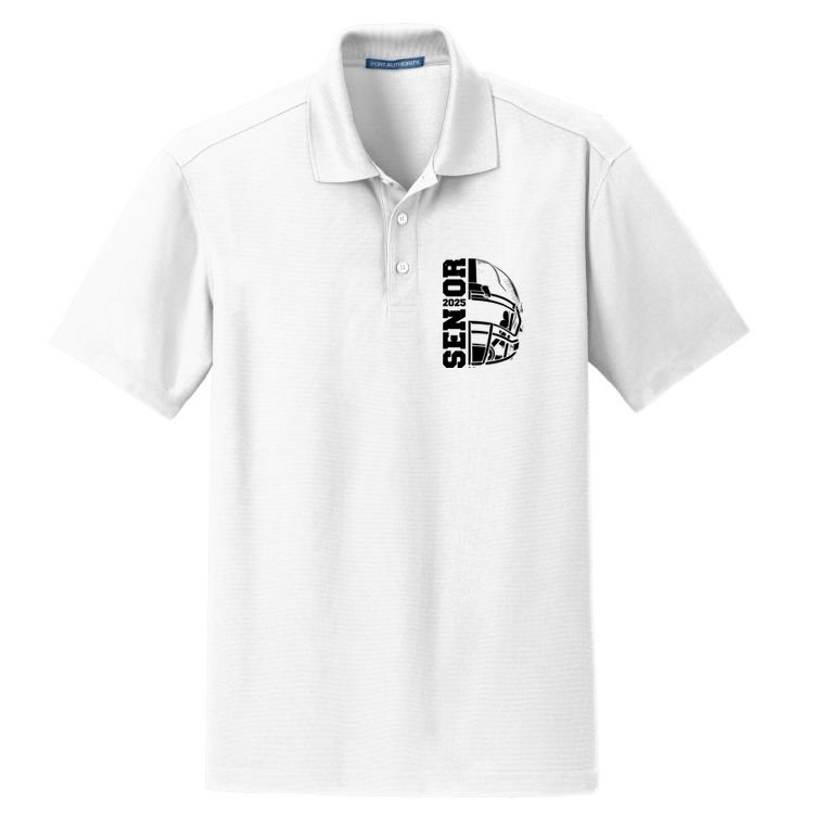 Class Of 2025 Senior 25 Football 2025 Graduation Party Dry Zone Grid Polo
