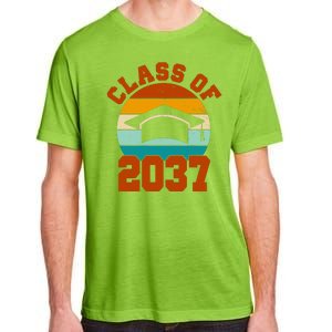 Class Of 2037 Kindergarten Graduation Retro Adult ChromaSoft Performance T-Shirt