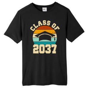 Class Of 2037 Kindergarten Graduation Retro Tall Fusion ChromaSoft Performance T-Shirt