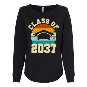 Class Of 2037 Kindergarten Graduation Retro Womens California Wash Sweatshirt