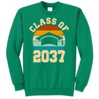 Class Of 2037 Kindergarten Graduation Retro Sweatshirt