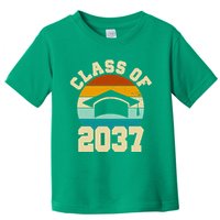 Class Of 2037 Kindergarten Graduation Retro Toddler T-Shirt