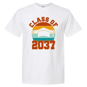 Class Of 2037 Kindergarten Graduation Retro Garment-Dyed Heavyweight T-Shirt