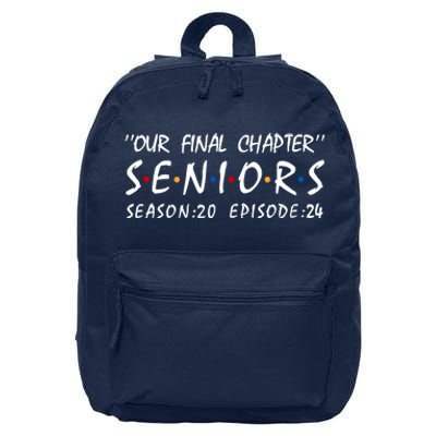 Class Of 2024 Senior Gifts Funny Seniors 2024 16 in Basic Backpack