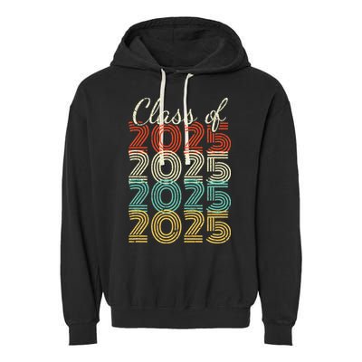 Class Of 2025 Senior 2025 Graduation Garment-Dyed Fleece Hoodie