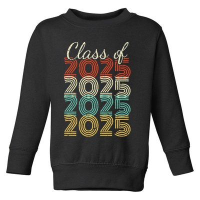 Class Of 2025 Senior 2025 Graduation Toddler Sweatshirt