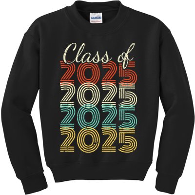 Class Of 2025 Senior 2025 Graduation Kids Sweatshirt