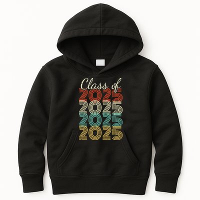 Class Of 2025 Senior 2025 Graduation Kids Hoodie