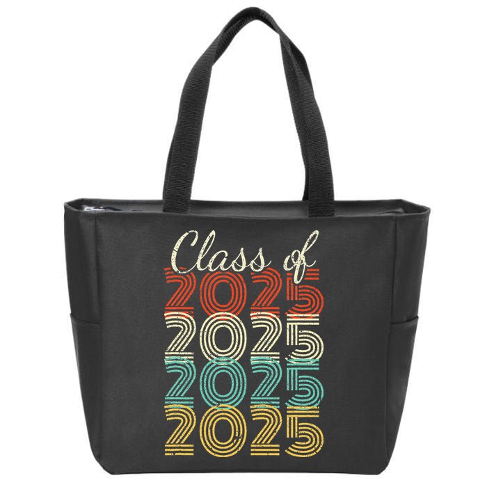 Class Of 2025 Senior 2025 Graduation Zip Tote Bag