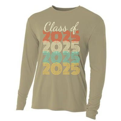 Class Of 2025 Senior 2025 Graduation Cooling Performance Long Sleeve Crew