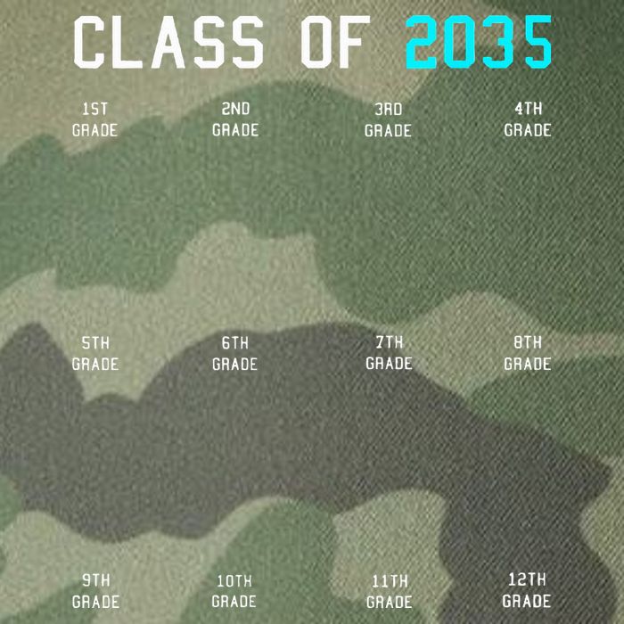 Class Of 2035 Grow With Me Graduation First Day Handprints Legacy Tie Dye Trucker Hat