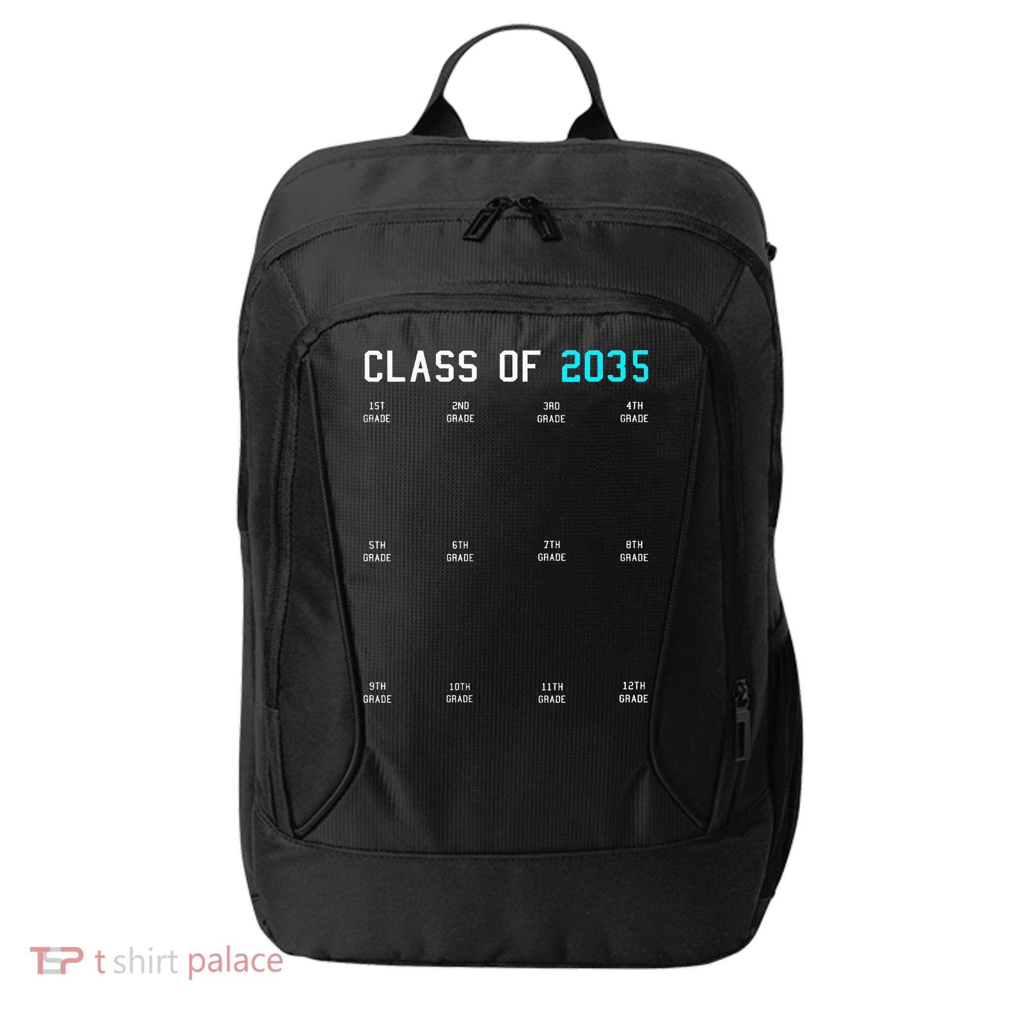 Class Of 2035 Grow With Me Graduation First Day Handprints City Backpack