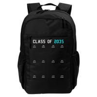 Class Of 2035 Grow With Me Graduation First Day Handprints Backpack