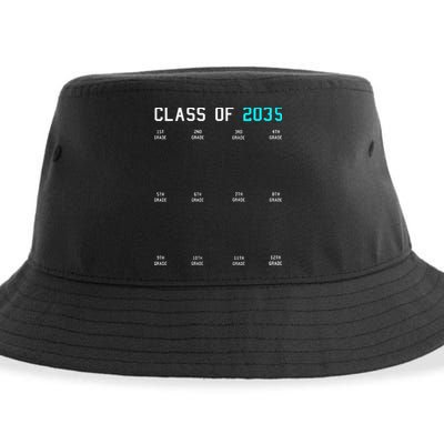 Class Of 2035 Grow With Me Graduation First Day Handprints Sustainable Bucket Hat
