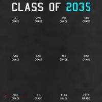 Class Of 2035 Grow With Me Graduation First Day Handprints Adult Drive Performance Visor