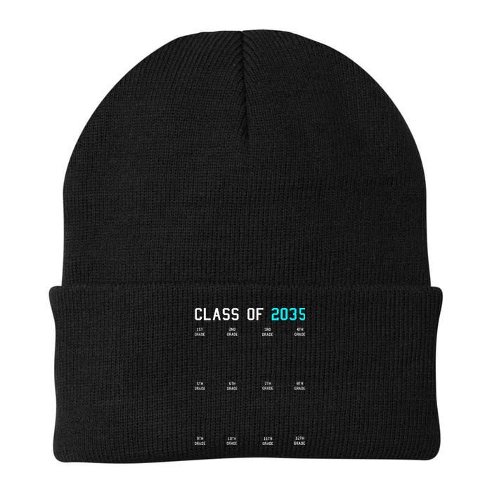 Class Of 2035 Grow With Me Graduation First Day Handprints Beanie