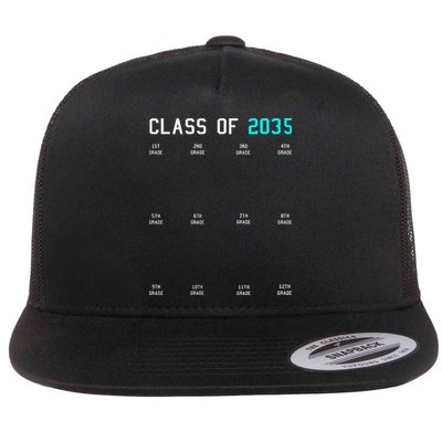 Class Of 2035 Grow With Me Graduation First Day Handprints Flatbill Hat