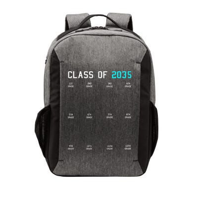 Class Of 2035 Grow With Me Graduation First Day Handprints Vector Backpack