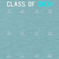 Class Of 2035 Grow With Me Graduation First Day Handprints Sueded Cloud Jersey T-Shirt