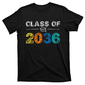 Class of 2036 Grow With Me First Day of School Graduation T-Shirt