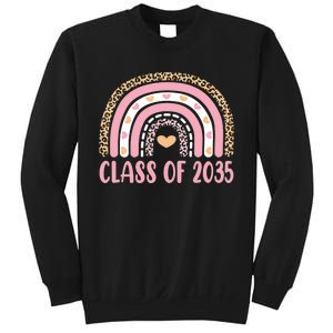 Class Of 2035 Rainbow Leopard Pre-k Grow with Me Graduation Sweatshirt