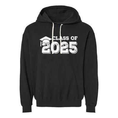 Class Of 2025 Senior Graduation 2025 Garment-Dyed Fleece Hoodie