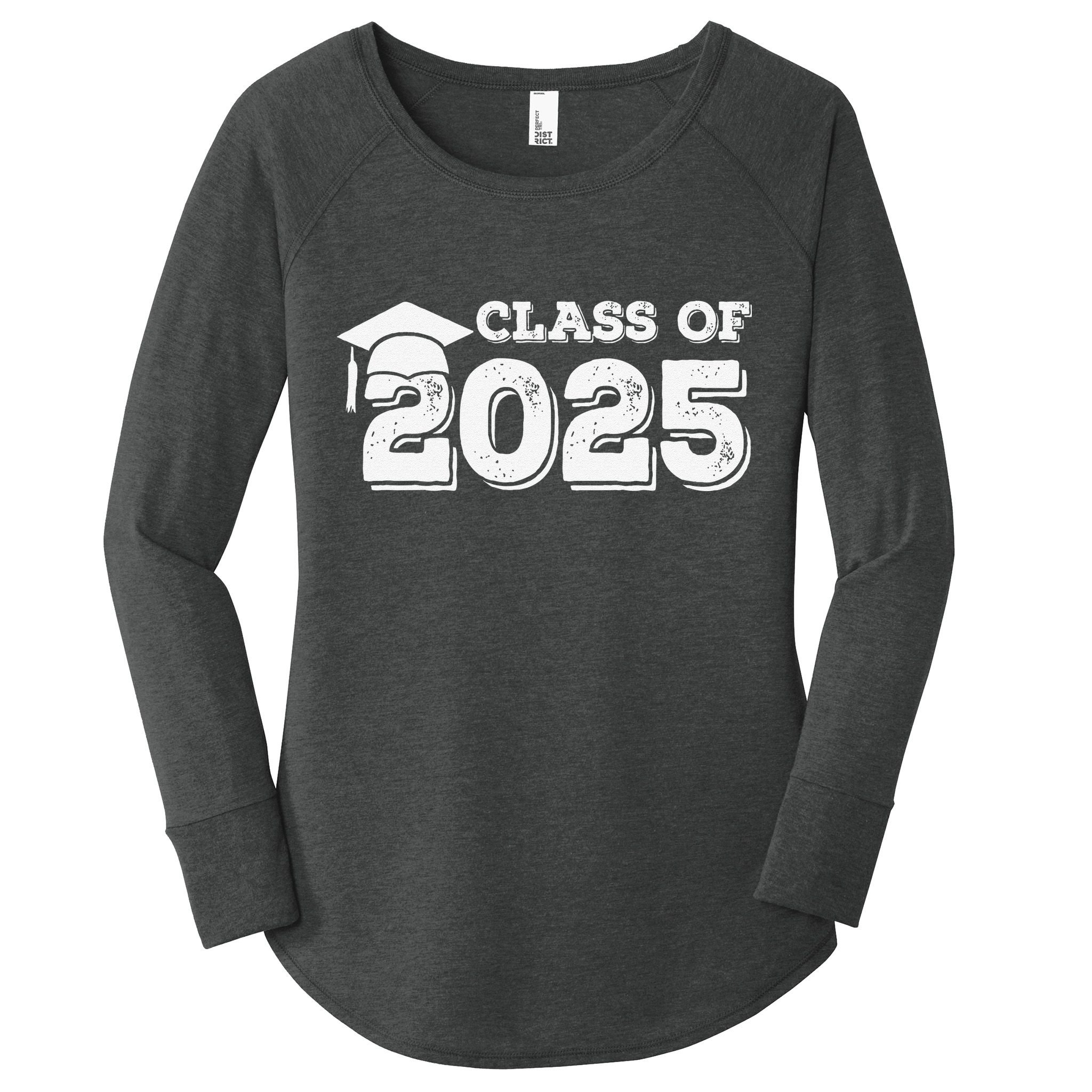 Class Of 2025 Senior Graduation 2025 Women's Perfect Tri Tunic Long Sleeve Shirt