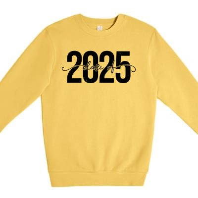 Class Of 2025 Vintage Graduation Premium Crewneck Sweatshirt