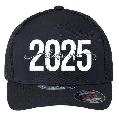 Class Of 2025 Vintage Graduation Flexfit Unipanel Trucker Cap